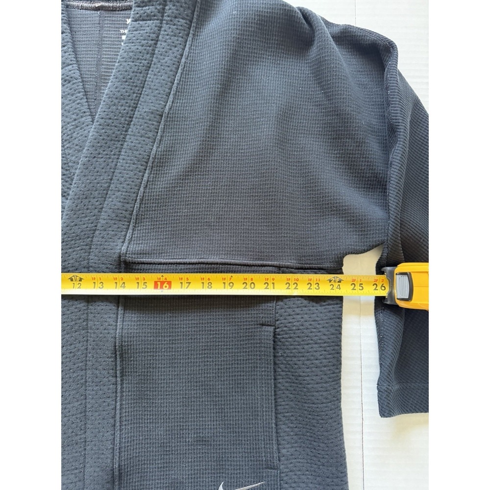 Nike Yoga Therma-Fit Fleece Top Jacket DQ6693-410 Sz: Large Black - Picture 4 of 11